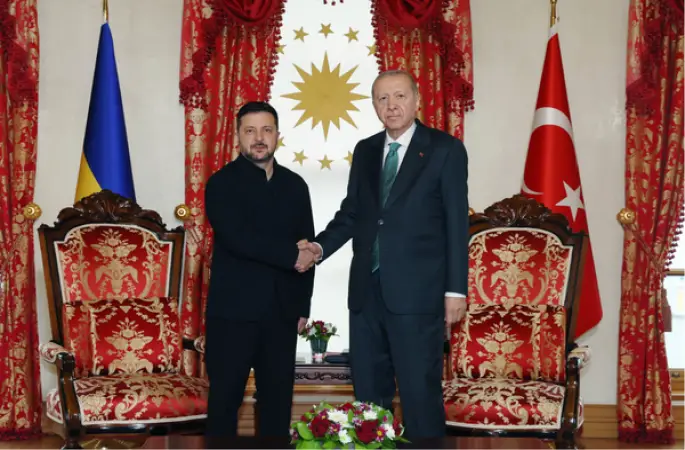 Cumhurbaşkanı Erdoğan, Ukrayna Devlet Başkanı Zelenski ile görüştü