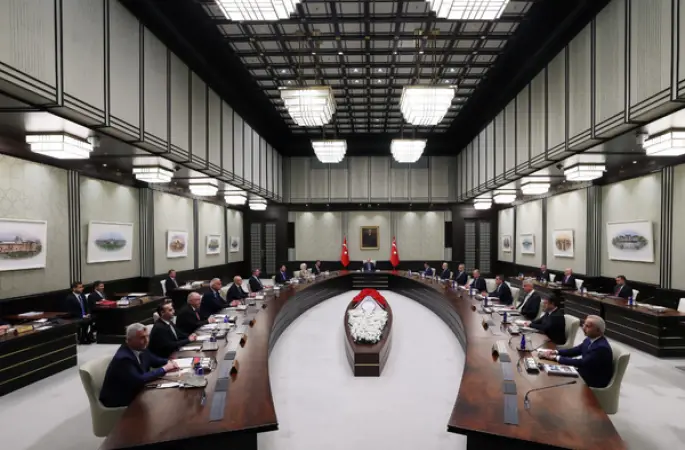 Cumhurbaşkanlığı Kabinesi, Erdoğan başkanlığında toplandı