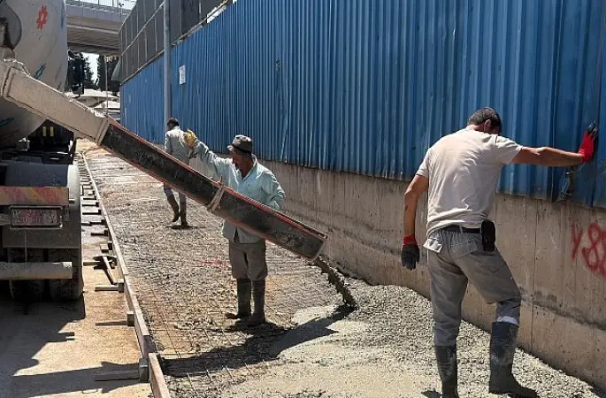 Darıca Dutluk Sokak'ta üstyapı son sürat ilerliyor