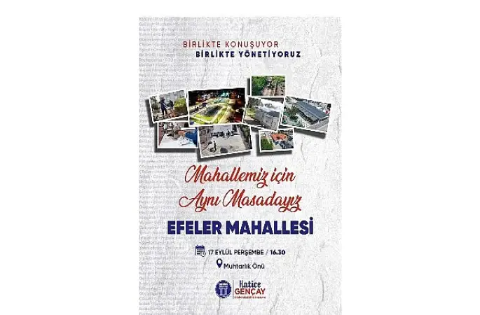 Didim Belediyesi, “Mahallemiz İçin Aynı Masadayız" Buluşmalarıyla Mahalle Sakinleriyle Bir Araya Geliyor