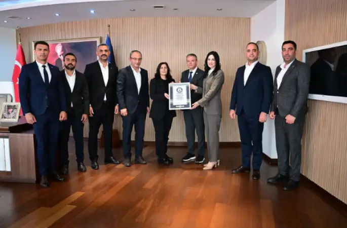 Didim Zeytin Festivali'nde Guinness Dünya Rekoru sertifikası sunuldu
