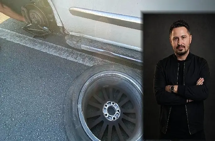 DJ Mahmut Görgen Ölümden Döndü! Seyir Halindeki Aracın Tekeri Fırladı
