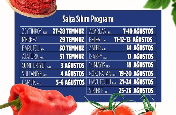 Efes Selçuk'ta kışlık salça hazırlıkları başlıyor