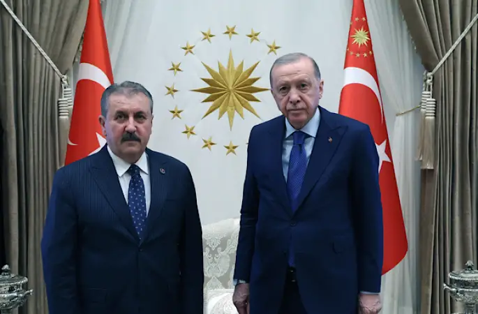 Erdoğan, BBP Genel Başkanı Destici’yi kabul etti