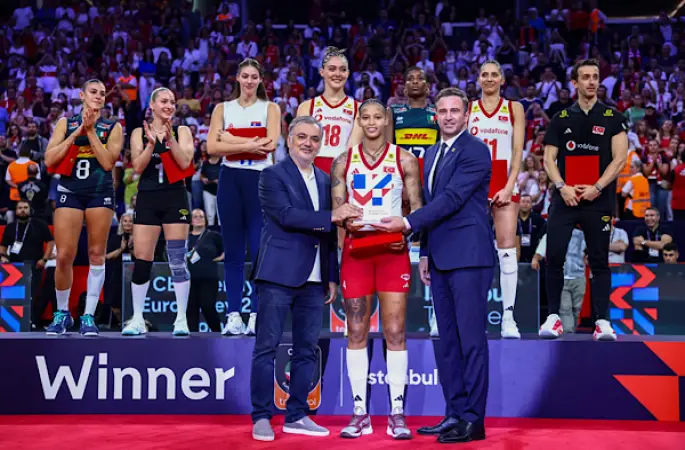 EuroVolley 2026’da MVP Ödülü sahibine ulaştı