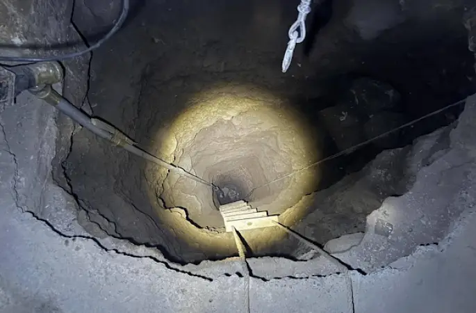 Eyyübiye'de evin içinde 25 metrelik kaçak kazı: 2 şüpheli yakalandı