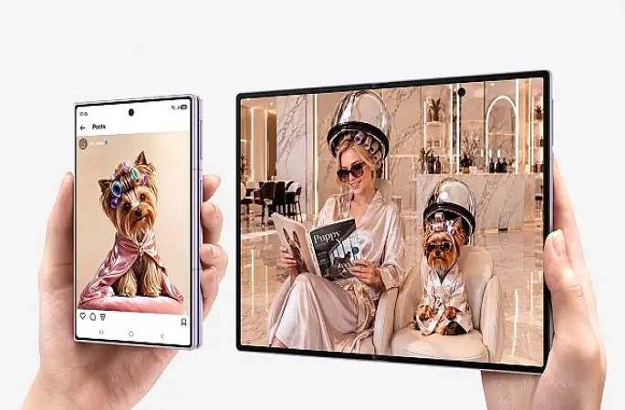 Galaxy Z Fold8: Daha geniş ekran, daha güçlü üretkenlik