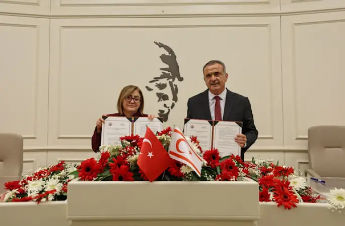  Gaziantep ile Gazimağusa arasında kardeş şehir protokolü imzalandı