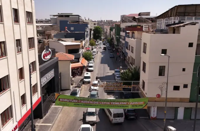 Gaziantep’te üç cadde için dış cephe yenileme çalışması başladı