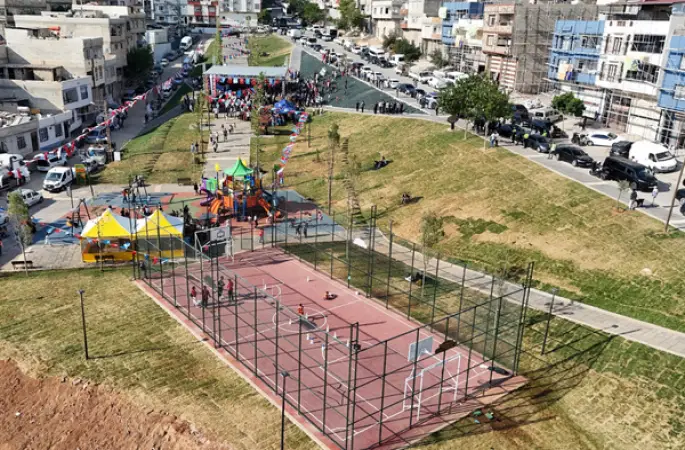 Gaziantep'te Vatan Mahallesi Parkı törenle hizmete açıldı