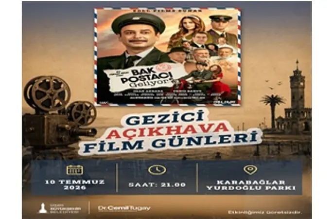 Gezici Açıkhava Film Günleri Karabağlar'da başlıyor