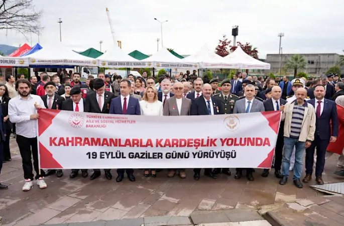 Giresun’da 19 Eylül Gaziler Günü törenlerle kutlandı