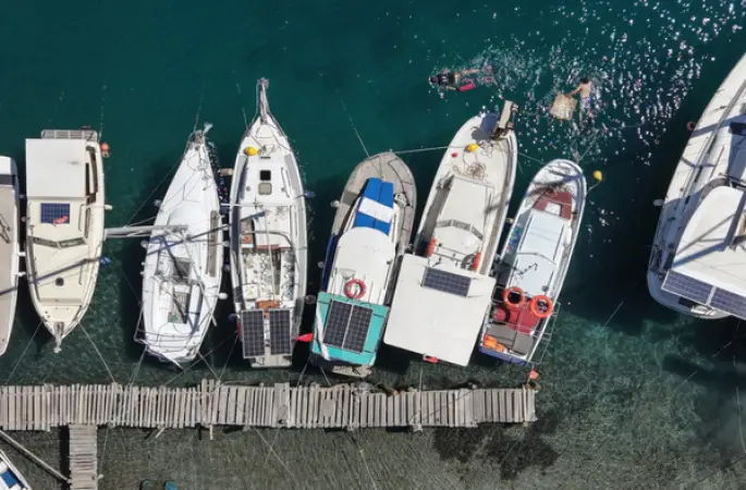 Gümüşlük’te deniz dibi temizliği gerçekleştirildi