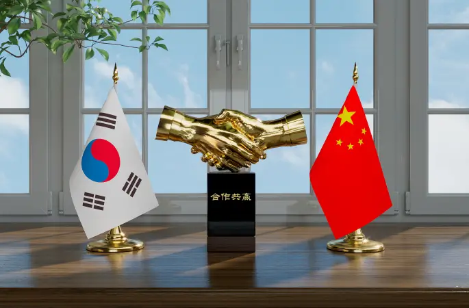 Güney Kore lideri Lee Jae-myung Çin Dışişleri Bakanı Wang Yi ile bir araya geldi