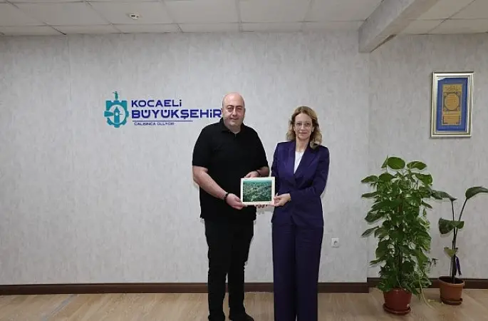 Gürcistan Kutaisi heyetinden Büyükşehir'e ziyaret