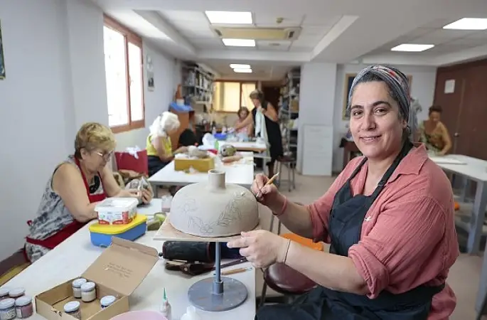 Güzelyalı'da 7'den 77'ye sanat var