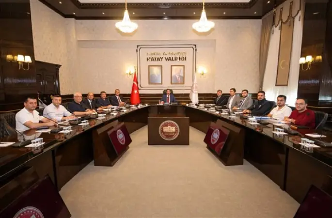 Hatay’da yatırımlara ilişkin değerlendirme toplantıları yapıldı