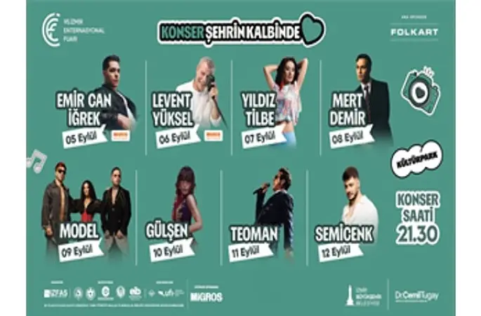 İEF'de Çim Konserleri rüzgarı esecek 