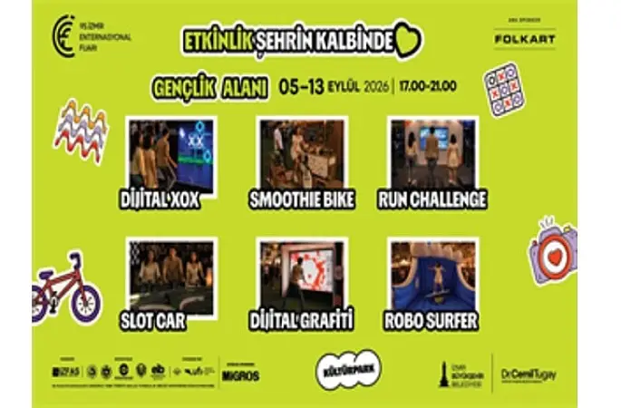 İEF'de gençler ve çocuklar için eğlence dolu alanlar
