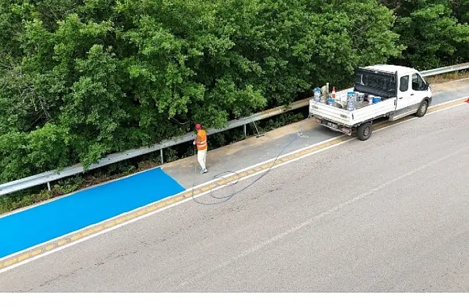 İzmit'te pedallar için güvenli hat: 7.200 m²'lik yeni yol