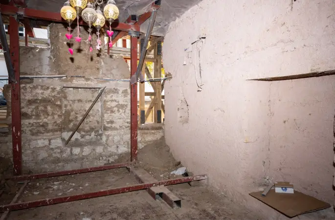 Karakaş Konağı’nda restorasyon çalışmaları sürüyor
