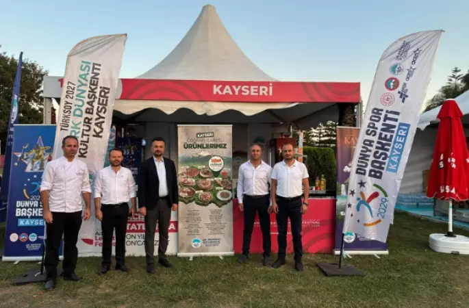 Kayseri, Adana Lezzet Festivali’nde kültürel ve gastronomik değerlerini tanıtıyor