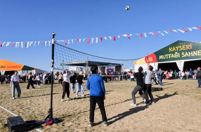 Kayseri Gastronomi Günleri’nde spor ve eğlence bir araya geldi