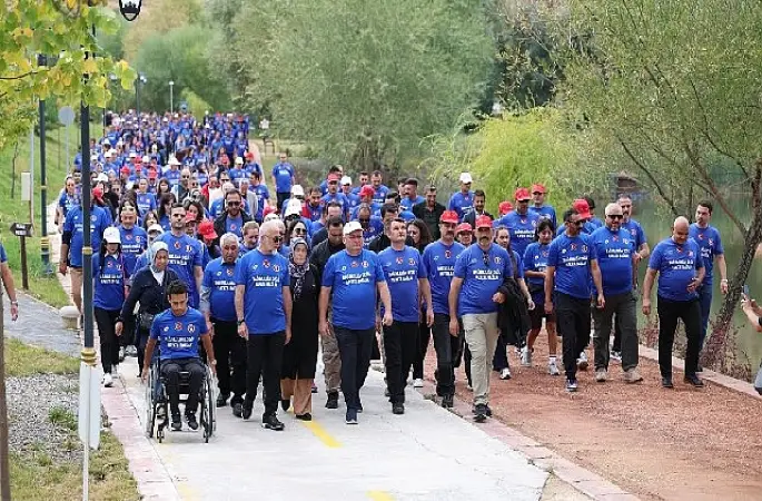 Keçiören'de 'Bağımlılığa Değil, Hayata Bağlan' Yürüyüşü 