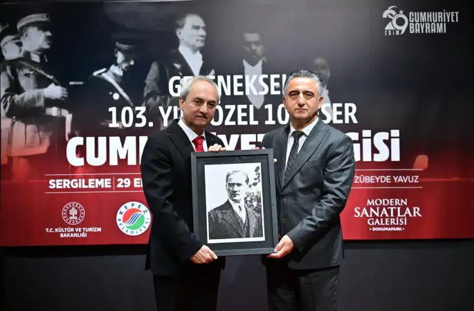 Kepez'de Cumhuritet'in 103. yılına özel 103 Eser Cumhuriyet Sergisi”