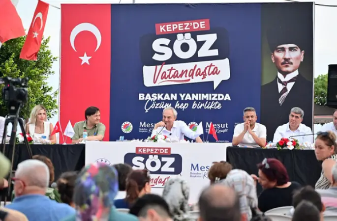 Kepez'de "Söz Vatandaşta" buluşmaları mahallelere taşındı
