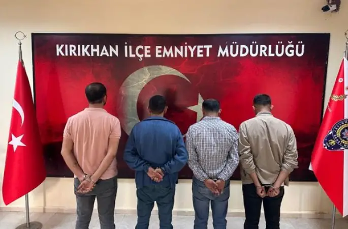Kırıkhan’da iş yeri kurşunlama olayında 4 şüpheli tutuklandı