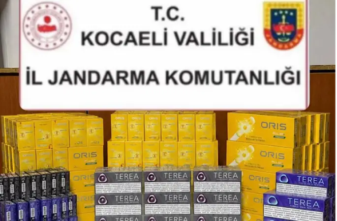 Kocaeli’de 1 milyon 150 bin liralık kaçak tütün ve sigara ele geçirildi