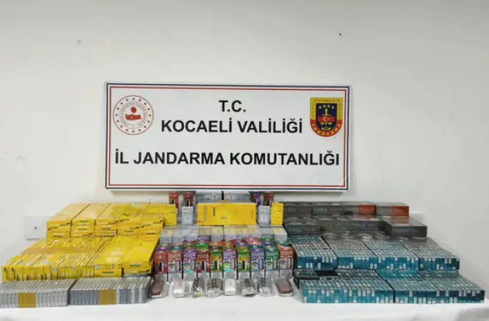 Kocaeli’de 8 milyon TL değerinde kaçak ve sahte ürün ele geçirildi