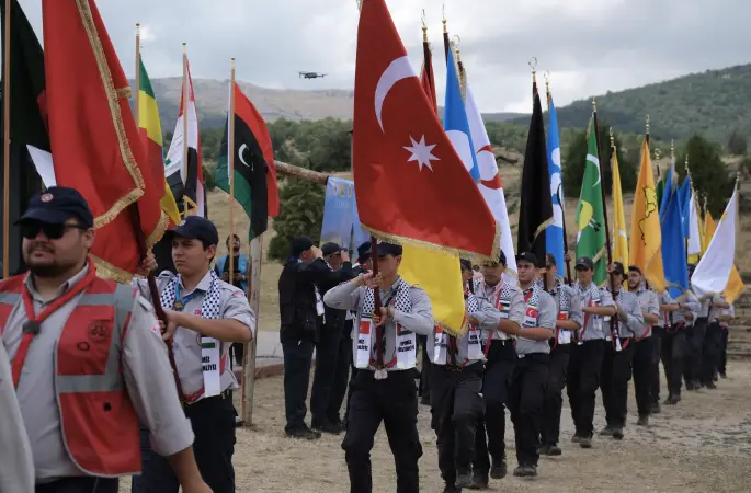Konya’da 16 ülkeden 2 bin izciyi buluşturan dostluk kampı düzenlendi