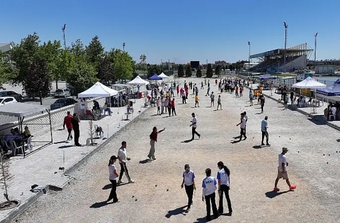 Konya'da 3. Uluslararası Bocce Turnuvası Heyecanı Yaşanıyor