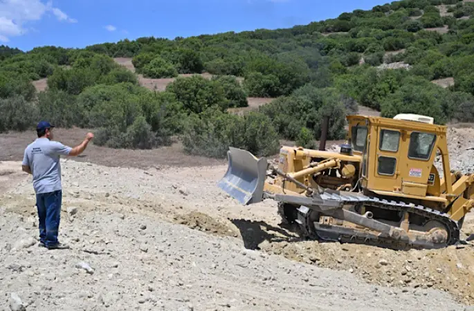 Köprübaşı'nda çok amaçlı gölet projesinin yüzde 80'i tamamlandı