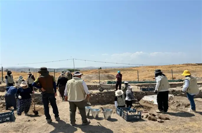 Kültepe kazılarında uluslararası bilim insanları birlikte çalışıyor
