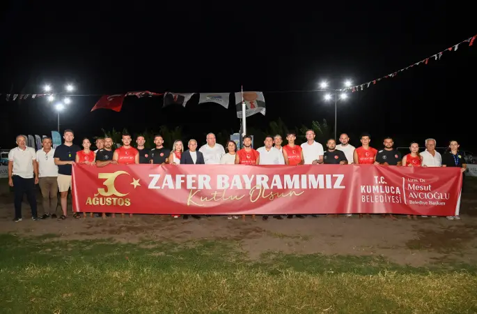 Kumluca’da 30 Ağustos Zafer Bayramı spor ve müzik etkinlikleriyle kutlandı
