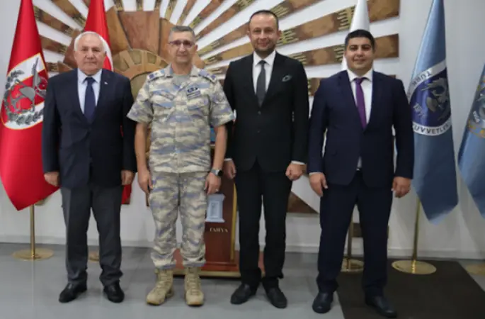 Kütahya Belediye Başkan Yardımcılarından Tuğgeneral Mustafa Baş’a ziyaret