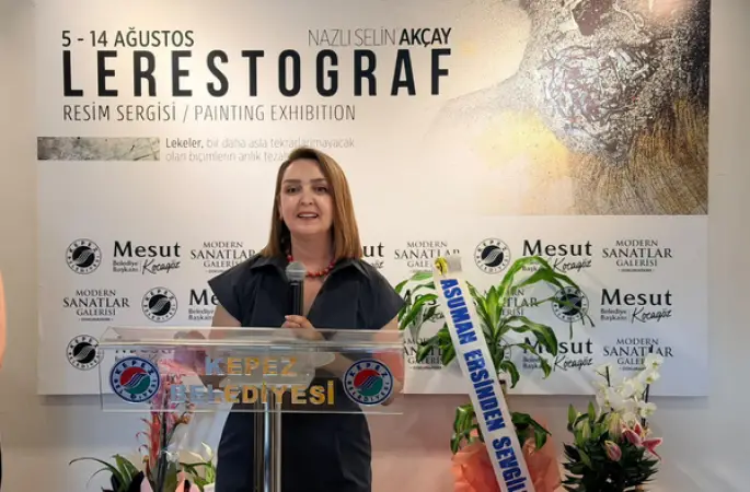 Lerestograf Sergisi Dokumapark Modern Sanatlar Galerisi'nde sanatseverlerle buluştu