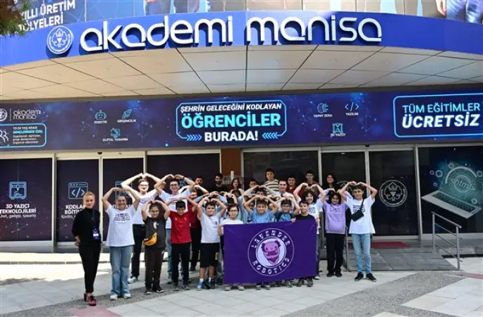 Manisa’da gençlere robotik ve mühendislik eğitimi