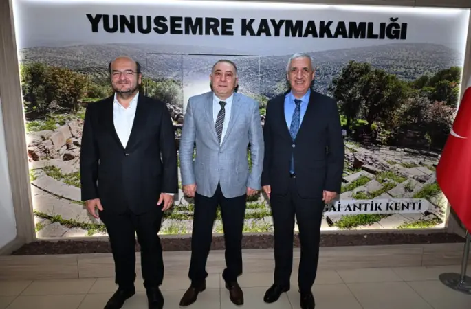 MASKİ’den Şehzadeler ve Yunusemre kaymakamlarına hayırlı olsun ziyareti
