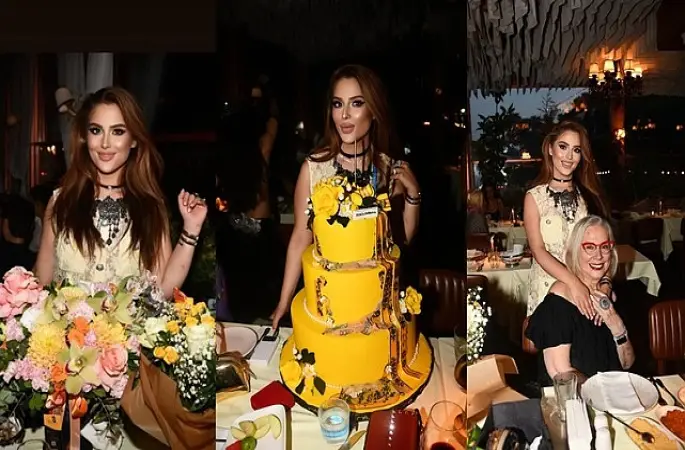Melisa Özmen, doğum gününde şıklığıyla göz kamaştırdı