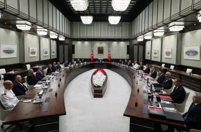MGK, Cumhurbaşkanı Erdoğan başkanlığında toplandı