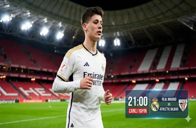 Milli Futbolcu Arda Güler'in Forma Giyeceği Real Madrid - AC Milan Hazırlık Maçı Şifresiz Olarak Ekranlara Geliyor