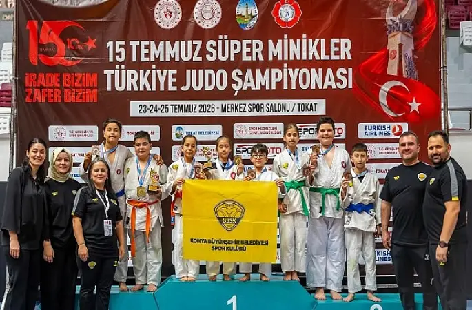Minik Judocularımızdan Türkiye Şampiyonası'nda 8 Madalya Birden