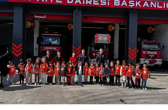 Minikler itfaiyeyi yakından tanıdı