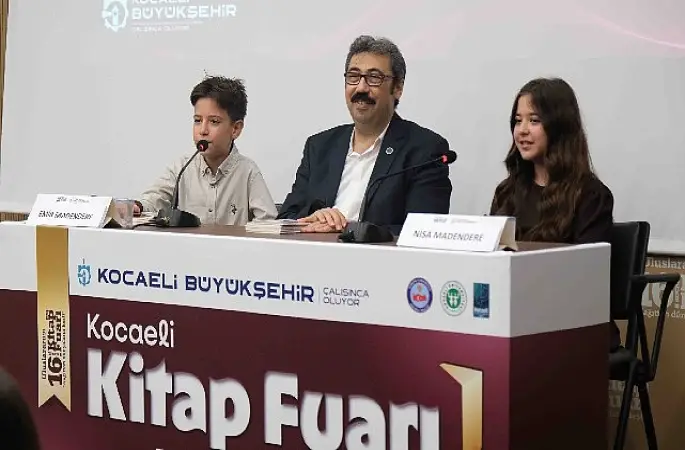 Nisa ve Emir kardeşlerin ikinci eseri Kitap Fuarı'nda
