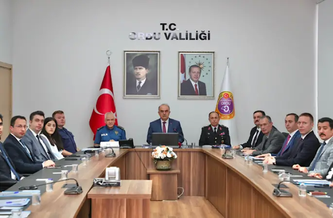 Ordu'da 2026'nın ilk 8 ayına ilişkin asayiş verileri açıklandı