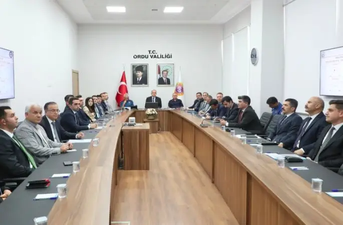 Ordu'da İl Güvenlik ve Asayiş Koordinasyon Toplantısı düzenlendi